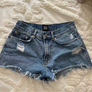 BDG Urban Outfitters Denim Shorts Medium Wash with Distress Size 27